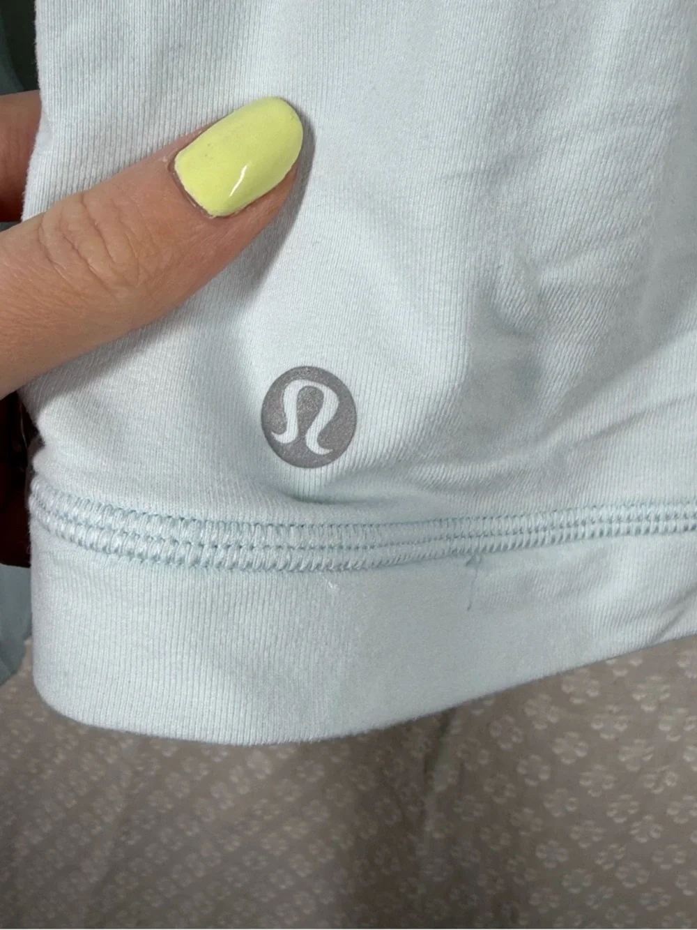 Lululemon Light Blue It’s Rulu‎ Run Long Sleeve Top